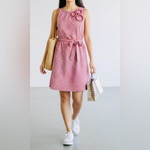 Merona Red Checkered Mini Dress